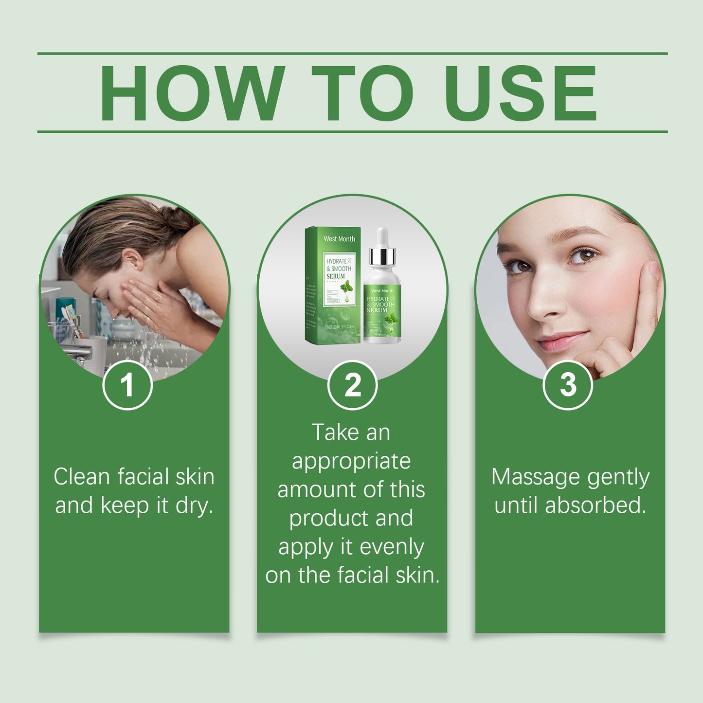 Hydrating Serum with Hyaluronic Acid – Facial Moisturizing, Brightening & Firming