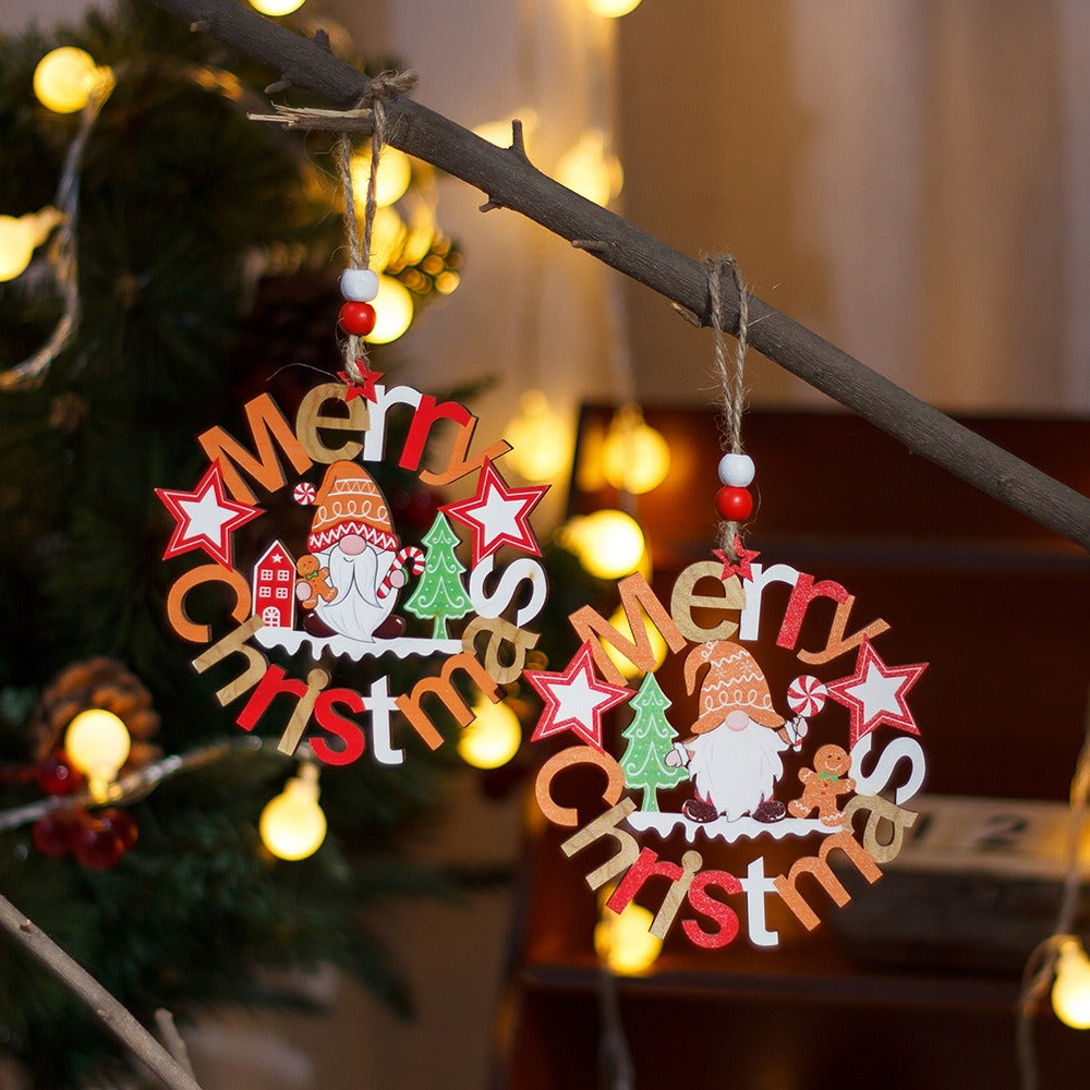 Gingerbread Figurines & Hollowed-Out Santa Ornaments - Christmas Tree Decorations & Gifts