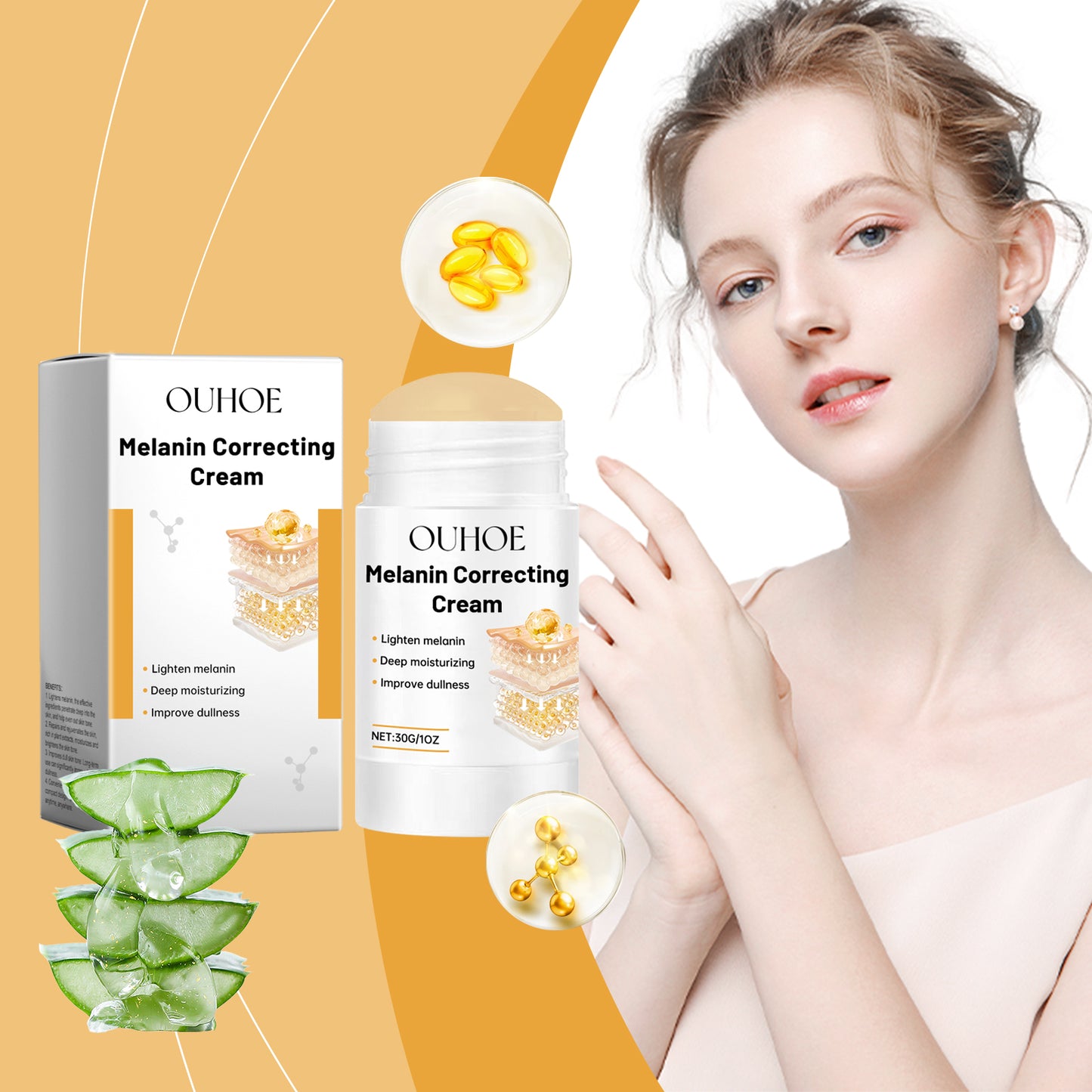 OUHOE Facial Skin Care Stick – Repair, Firm & Hydrate Skin