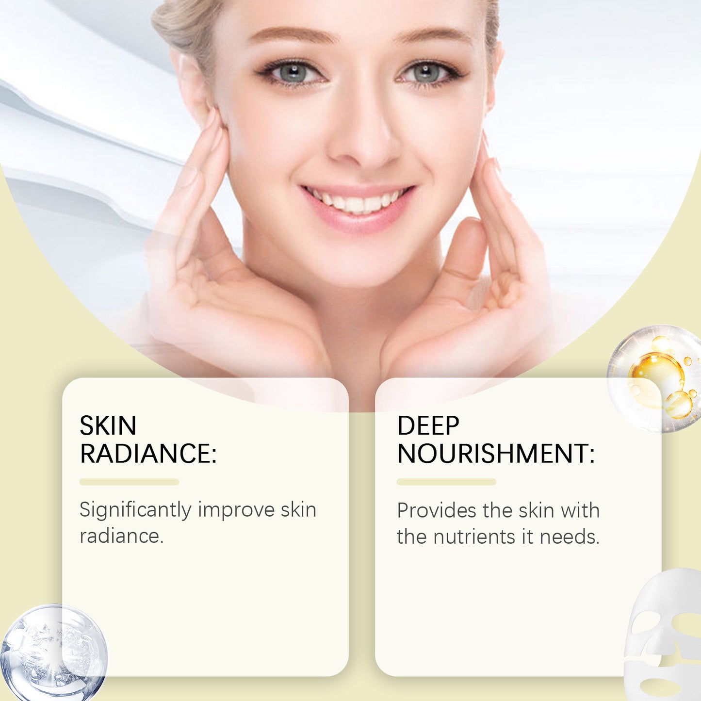 EELHOE Niacin Vitamin C Whitening Mask – Hydrating & Daily Skin Care