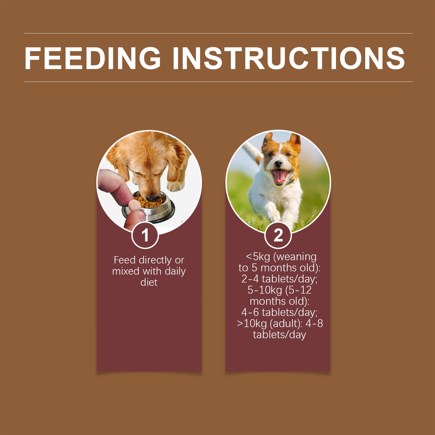 Milk Calcium Tablets for Dogs – Vitamin Supplements for Pet Oral Care & Healthy Nutrition