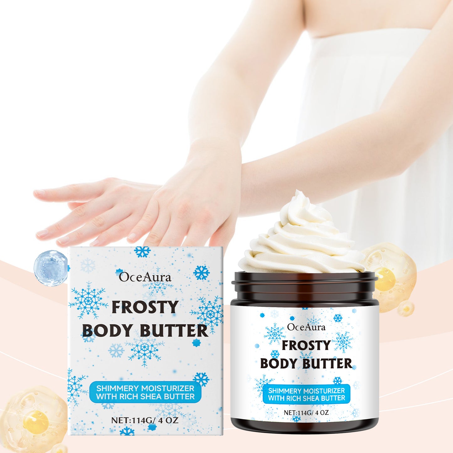 OceAura Shea Butter Moisturizer – Gentle Daily Body Care Lotion