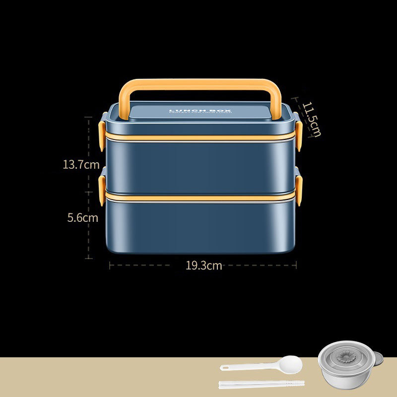Double-Layer Water-Free Thermal Insulation Lunch Box