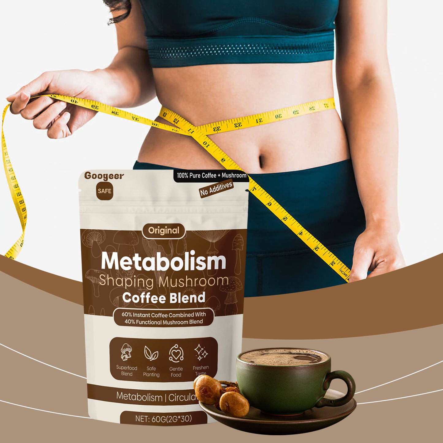 Metabolism Shaping Mushroom Coffee Blend