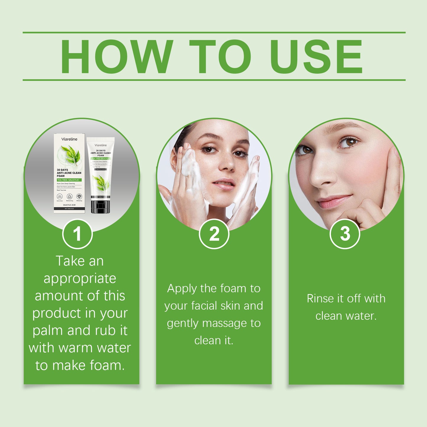 Viareline Salicylic Acid Cleanser – Gentle Cleansing & Pore Care