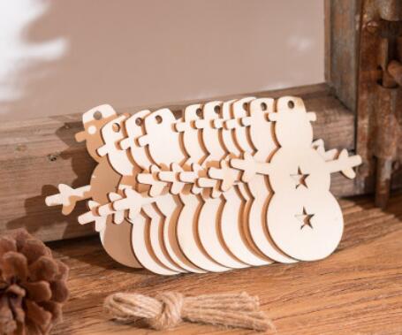 Wooden Christmas Pendant Ornaments - Festive Tree Decorations & Gifts