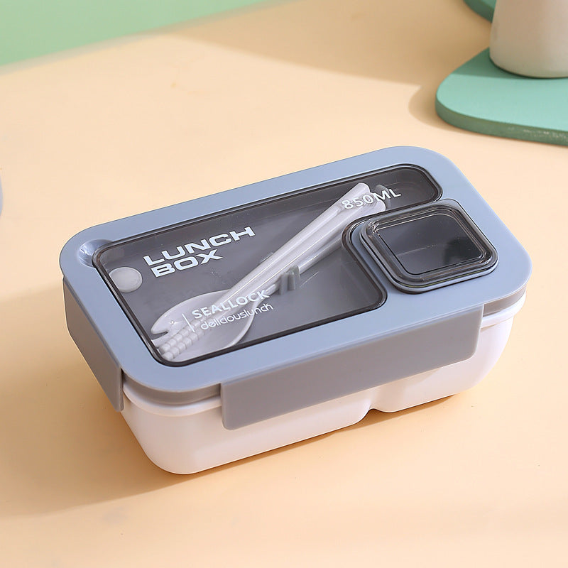 Portable Hand-Held Compartment Microwaveable Lunch Box
