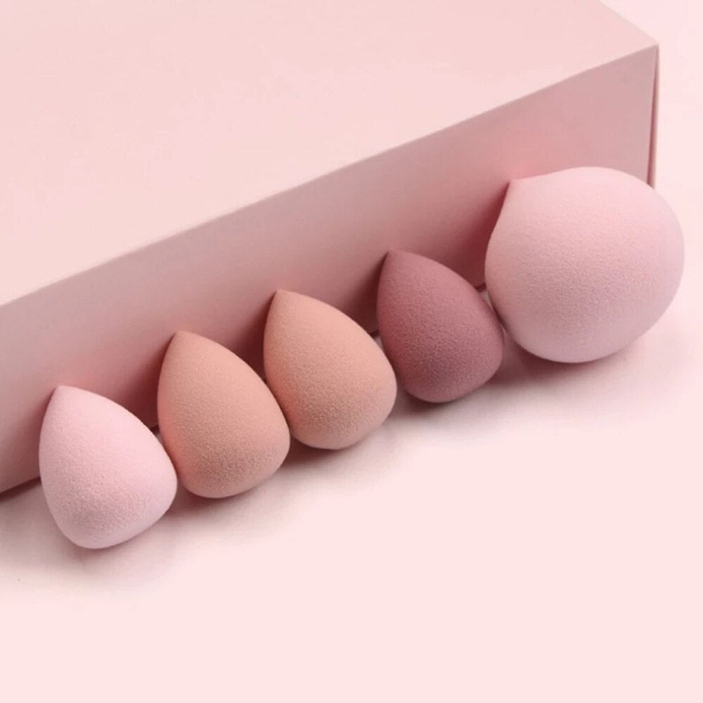 5pcs Makeup Sponge Blender Set – Cosmetic Puff for Face Foundation