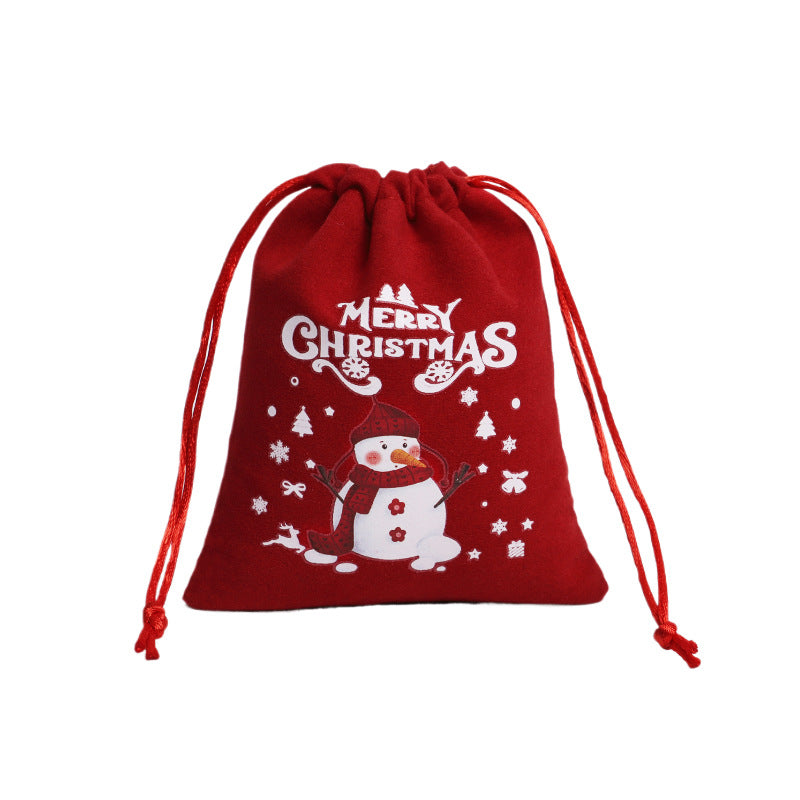 Christmas Gift Drawstring Bags – Velvet & Linen Pouches for Jewelry, Bracelets & Candy
