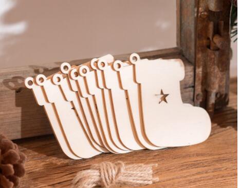 Wooden Christmas Pendant Ornaments - Festive Tree Decorations & Gifts