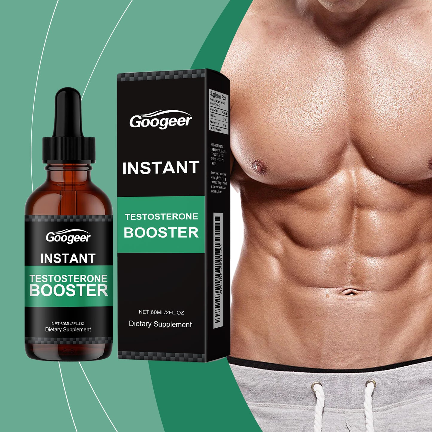 Googeer Testosterone Enhancing Drops – Food & Body Care Supplements