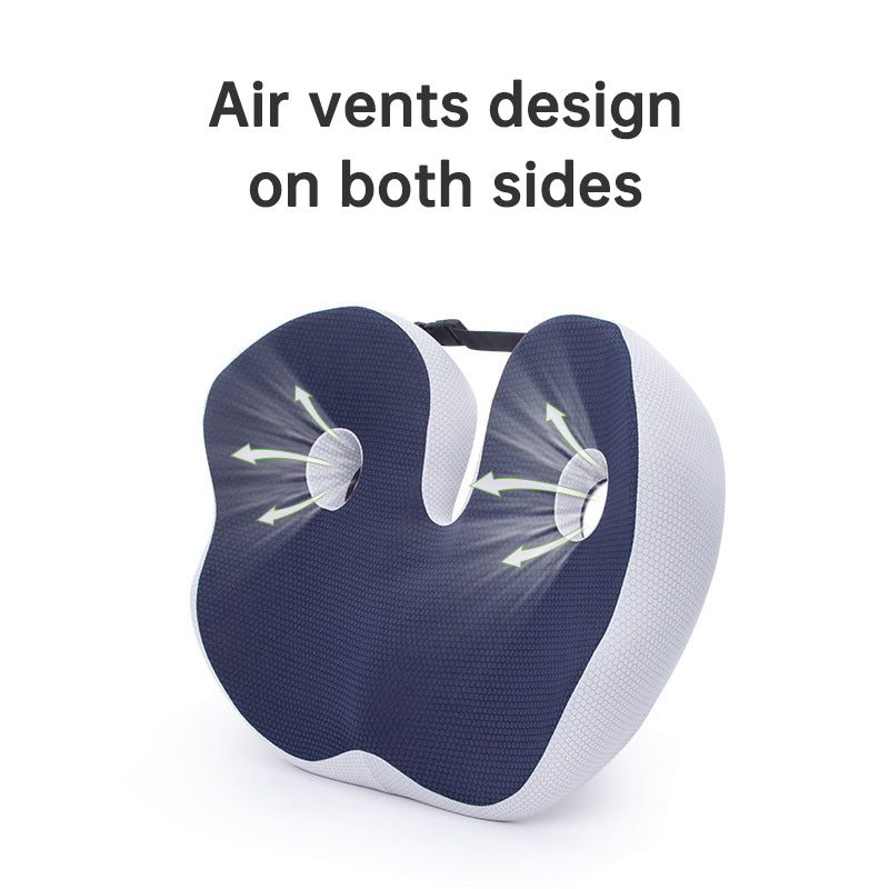 High Quality Office Chair Memory Foam Orthopedic Coccyx Seat Cushion