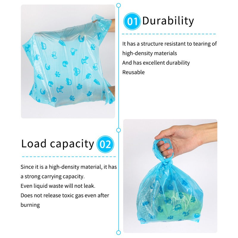 Biodegradable Pet Garbage Bags – Vest Style Dog Poop Bags
