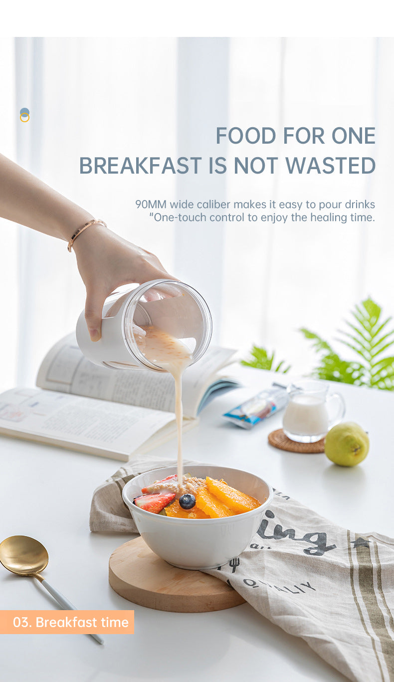 Portable Cup Blender – USB Rechargeable Smoothie & Fruit Mixer Bottle for Gym & Sport