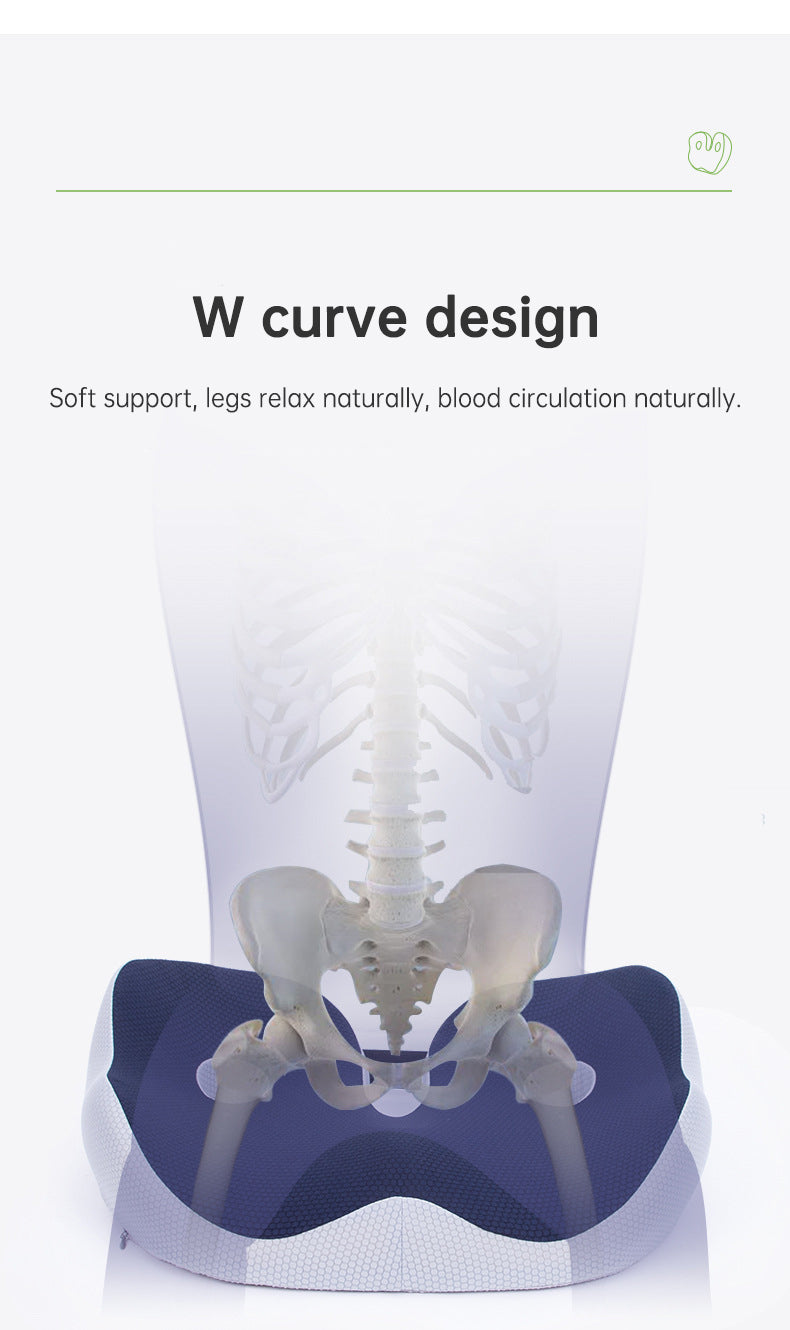 High Quality Office Chair Memory Foam Orthopedic Coccyx Seat Cushion