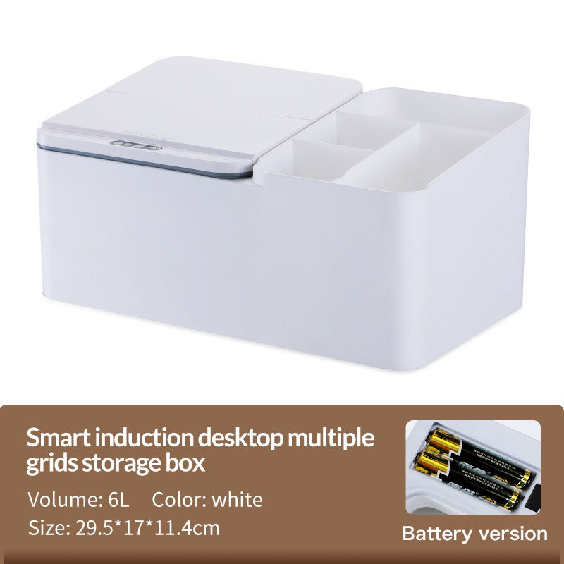Inductive Electric Desktop Storage Box – Smart Jewellery & Skincare Organiser