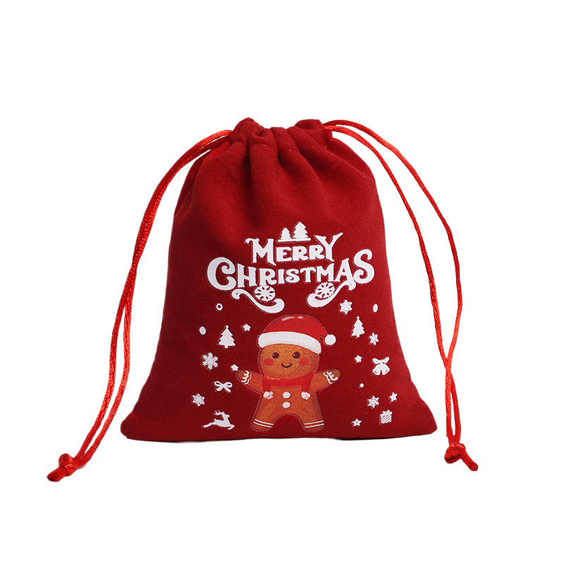 Christmas Gift Drawstring Bags – Velvet & Linen Pouches for Jewelry, Bracelets & Candy