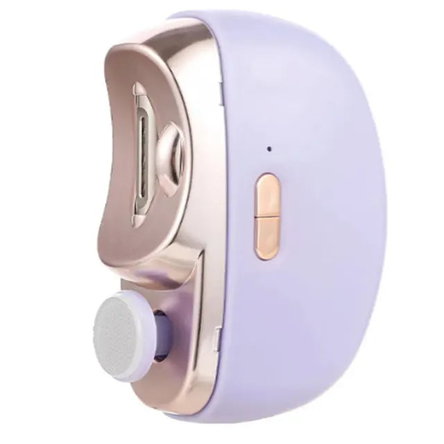 2-in-1 Electric Nail Clippers – Manicure Anti-Splash Nail Trimmer for Baby Fingers, Toes & Thick Nails Pedicure Cutter Tools