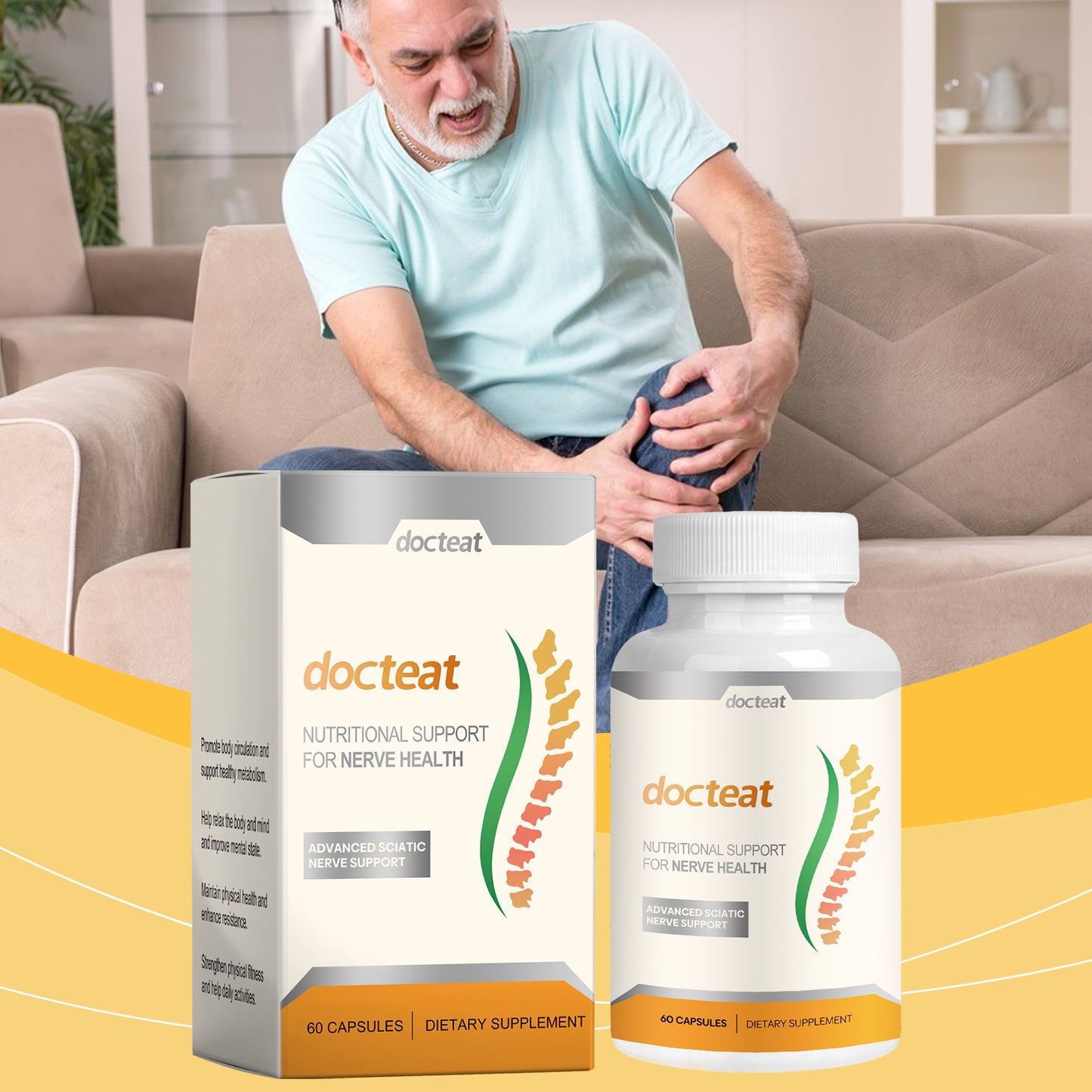 Docteat Body Relief Capsules – Soothing & Improving Joint Discomfort