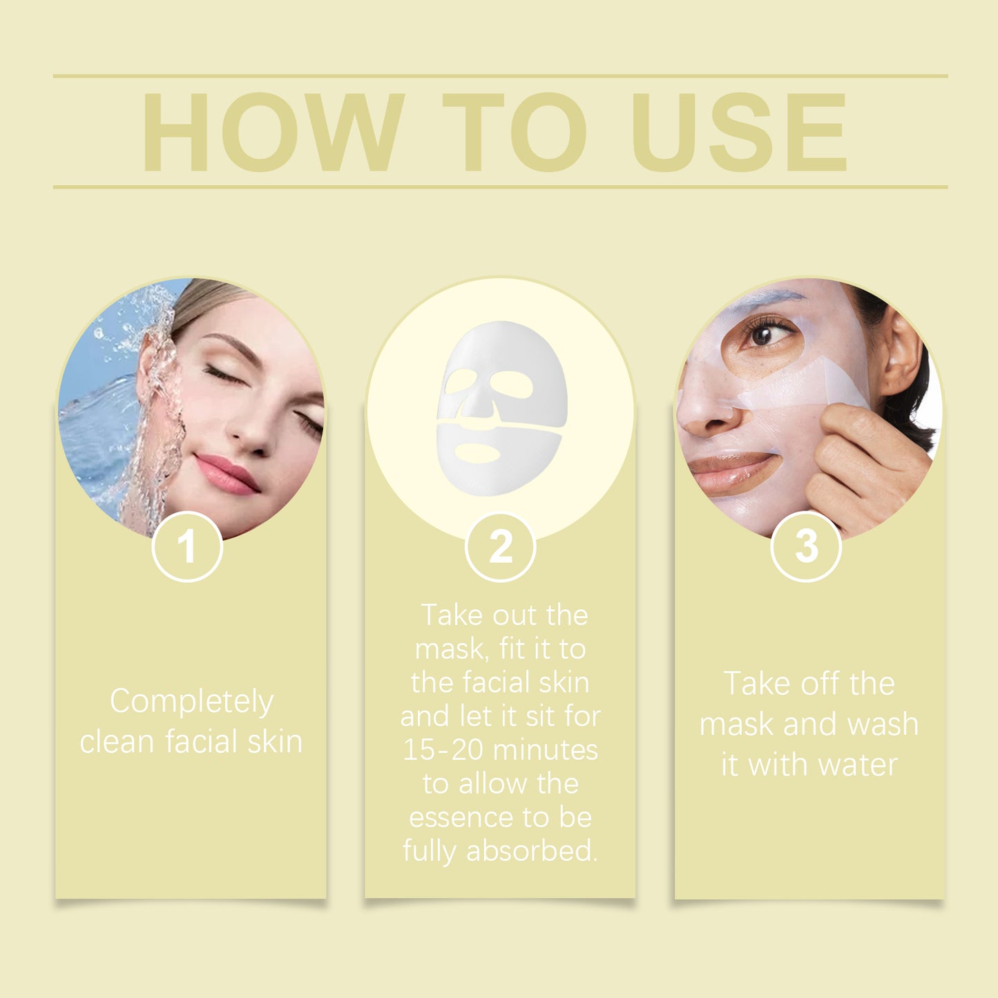 EELHOE Niacin Vitamin C Whitening Mask – Hydrating & Daily Skin Care