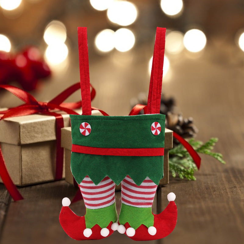 Elf Christmas Gift Bags - Candy Bags & Festive Holiday Decorations