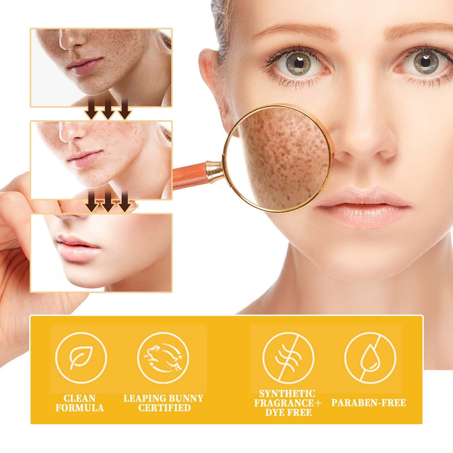 Huyết thanh dưỡng sáng da mặt Hoygi, làm mờ các vết thâm, giúp da sáng mịn, cấp ẩm, làm săn chắc da.