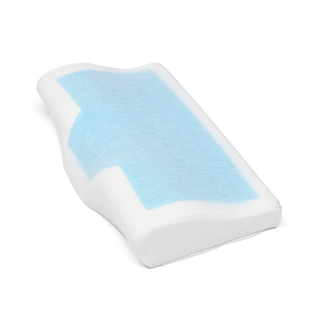 Memory Foam Cool Gel Pillow Summer Ice-Cool Orthopedic Anti-Snore Neck Sleep Cushion