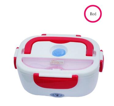 220V/110V Portable Electric Heating Lunch Box – Food-Grade Container with 4 Buckles Dinnerware Set