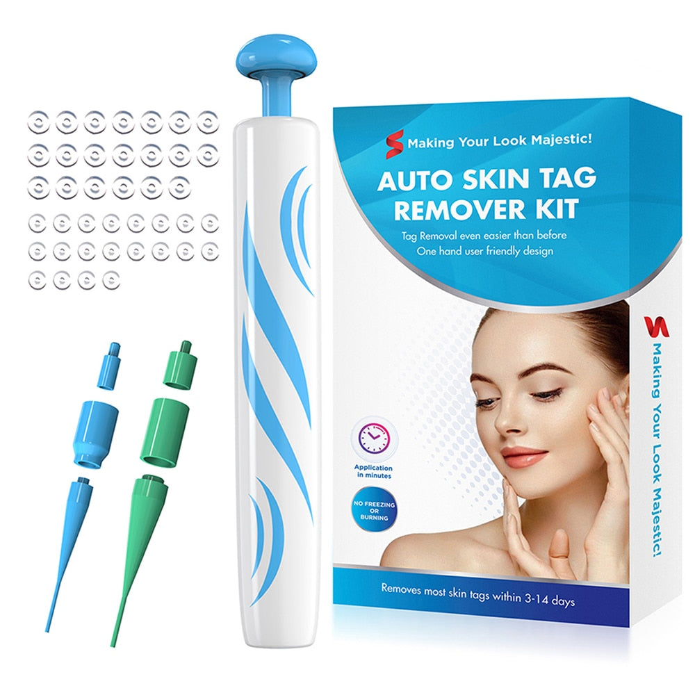 Auto Skin Tag Remover Kit - Safe Painless Wart & Mole Removal Pen