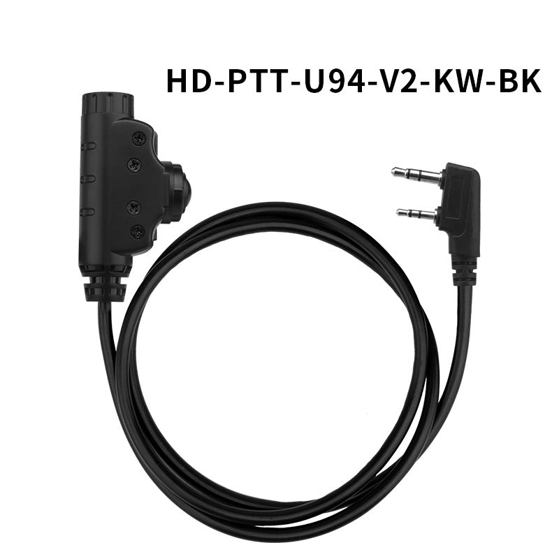 Tactical U94 V2 PTT – Tactical Headphone Adapter Compatible with Various Plugs