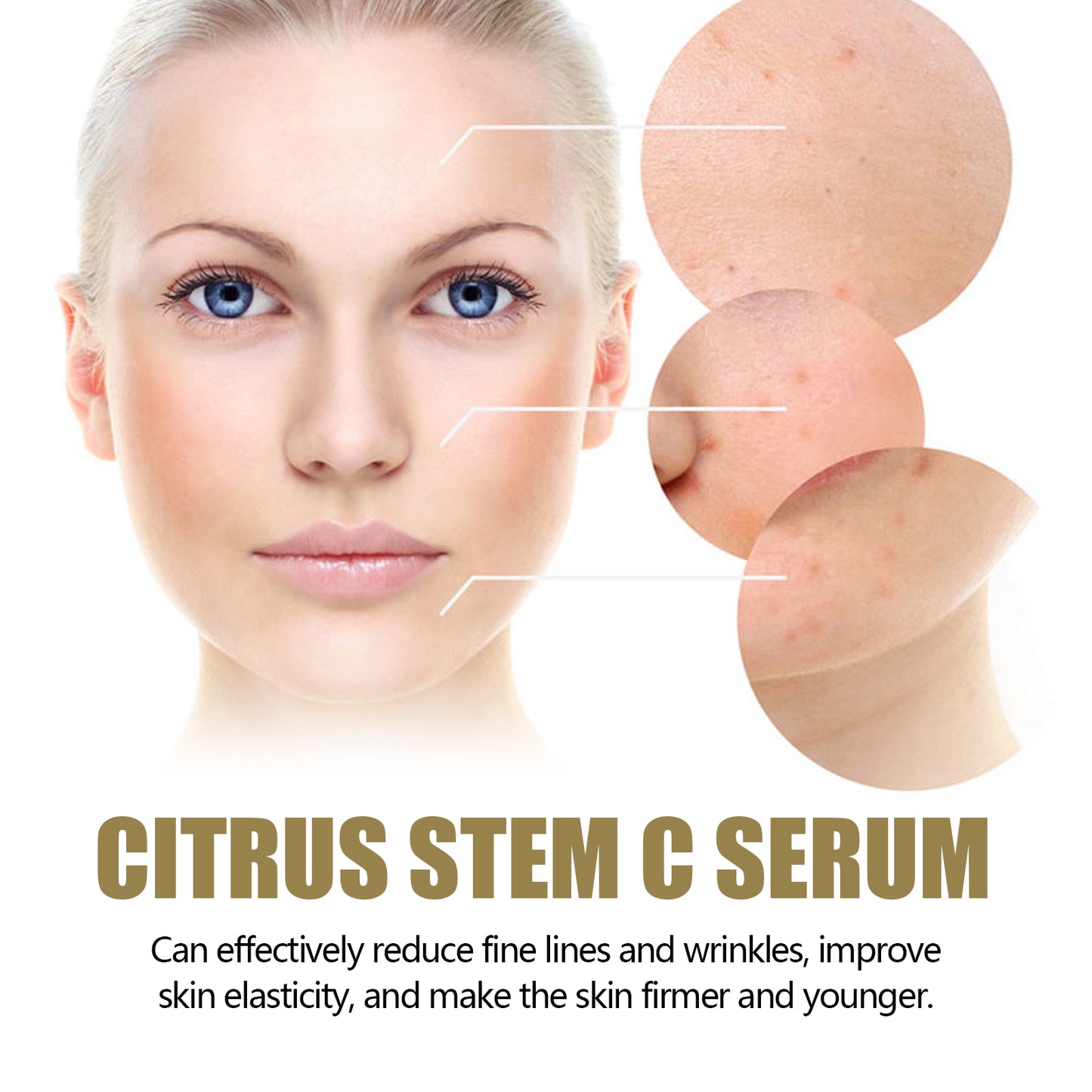 Citrus Stem C Serum – Reduce Wrinkles, Improve Skin Elasticity & Firming Anti-Aging Serum