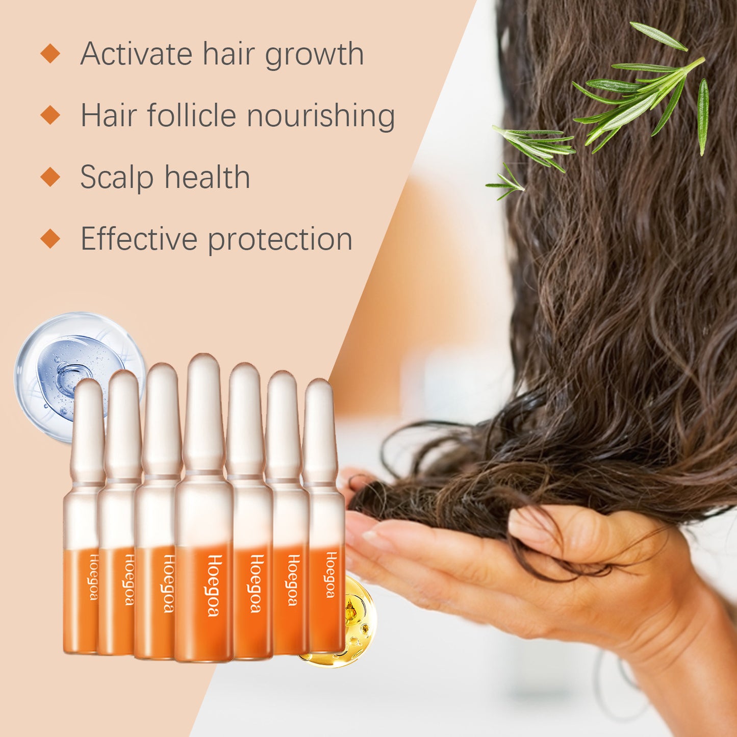 Hair Regrowth Ampoules – Nourish Scalp, Promote Growth & Hair Follicle Health Essence