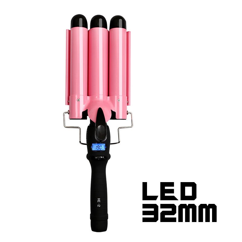 New Arrival Hair Curling Iron – LED Ceramic Triple Barrel Hair Curler Waver Styling Wand
