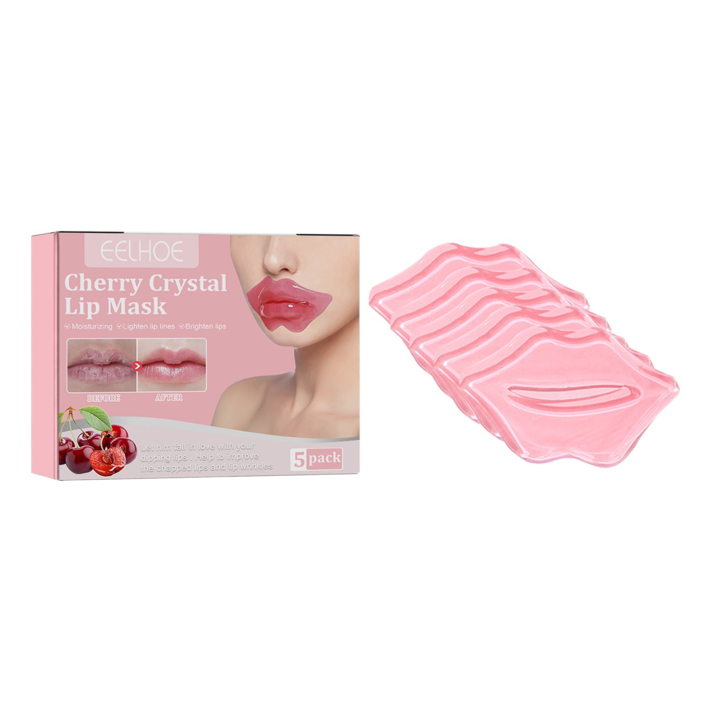 EELHOE Cherry Crystal Lip Mask – Hydrating & Smoothing Care