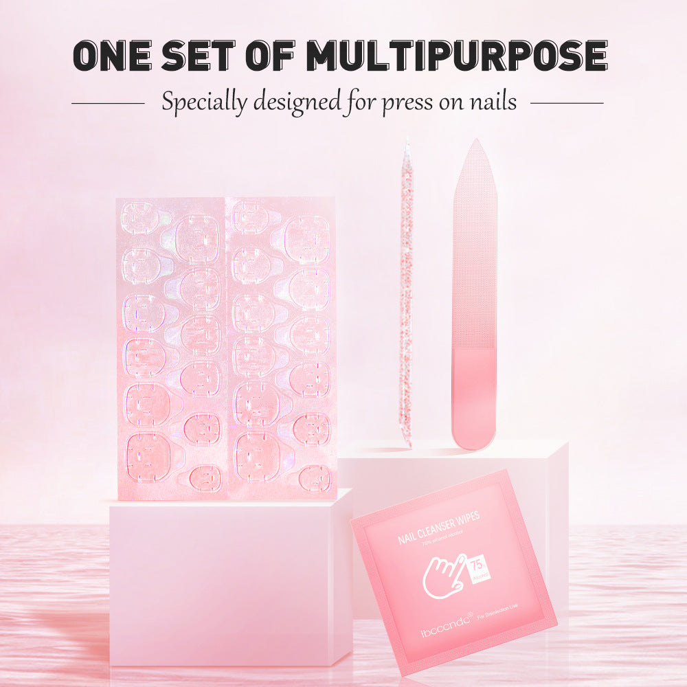 ibcccndc New Wearable Nail Manicure Kit – Nail File & Jelly Glue