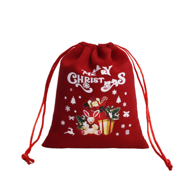 Christmas Gift Drawstring Bags – Velvet & Linen Pouches for Jewelry, Bracelets & Candy