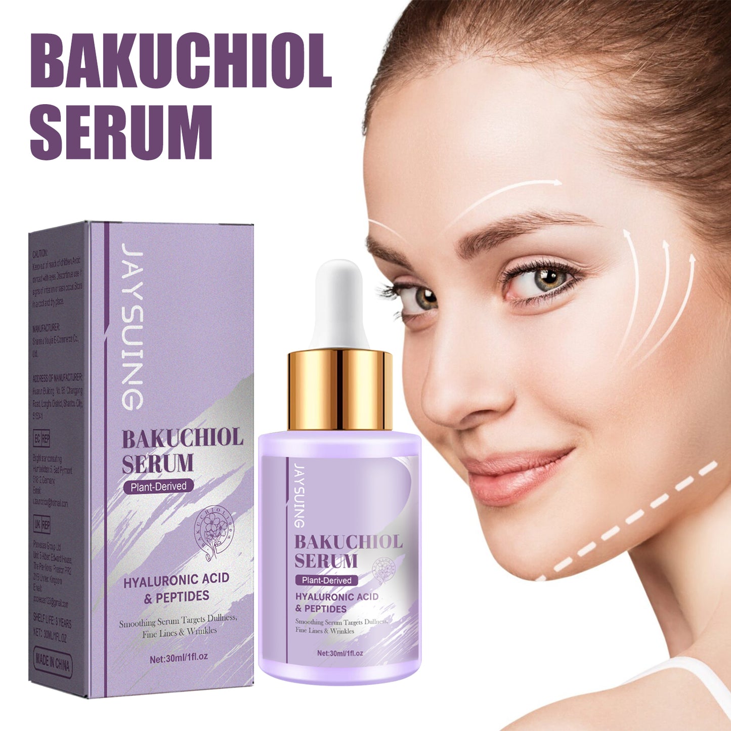 Bakuchiol Serum – Light Line Care, Brightening, Hydrating & Firming Essence