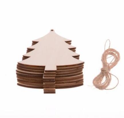 Wooden Christmas Pendant Ornaments - Festive Tree Decorations & Gifts