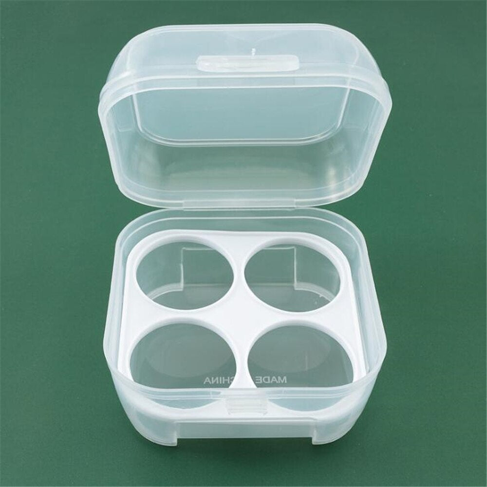 4pcs Makeup Blender Cosmetic Puff – Foundation & Powder Sponge with Storage Box