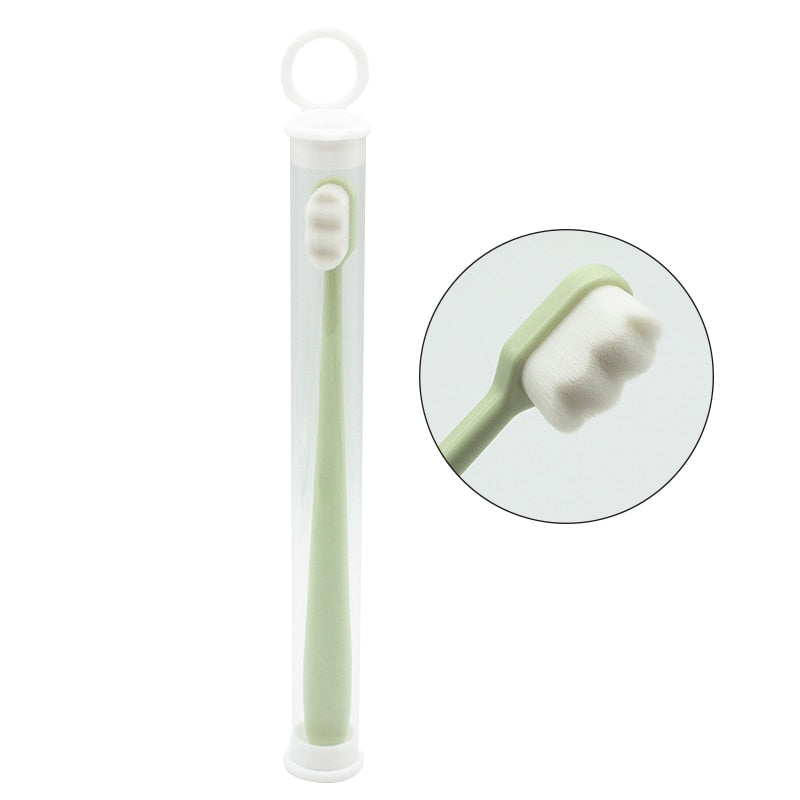 1PC Ultra-Thin Super Soft Toothbrush – Portable Eco-Friendly Oral Care Tool