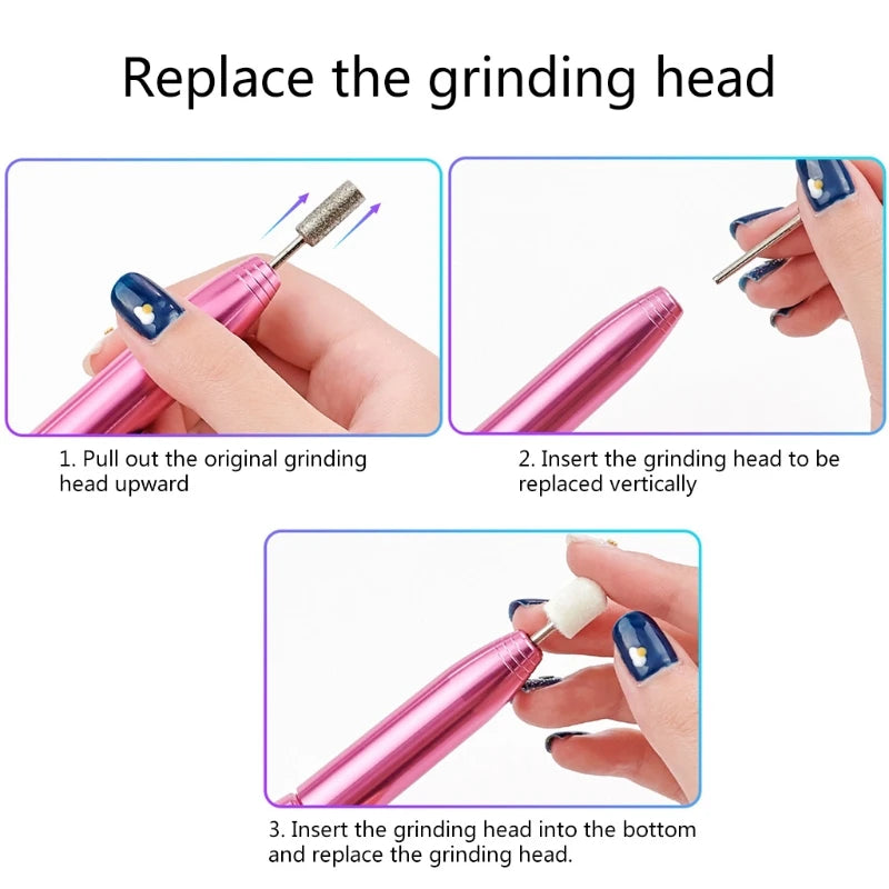 Drill Machine 20000 – Portable Professional Nail Drill for Manicure & Pedicure Tools