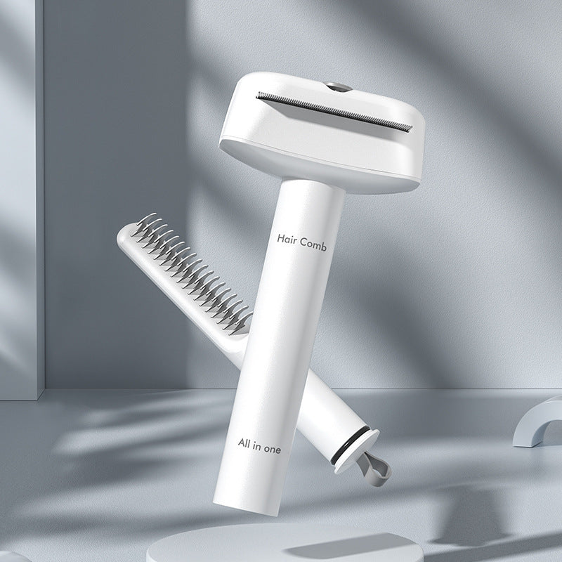 3-in-1 Pet Hair Comb – Unknotting & Grooming Device for Cats and Dogs