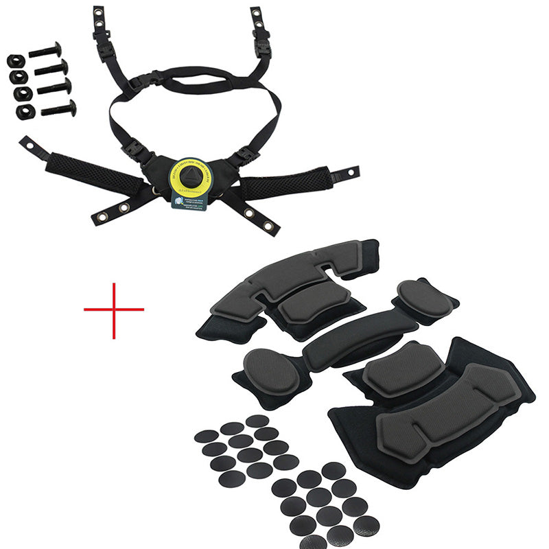 Full Memory Helmet Foam Liner 2nd Gen FAST Tactical Cushioning Pad with Knob Adjustment Strap