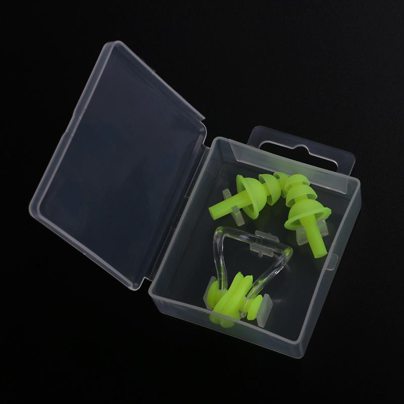 Silicone Ear Plugs & Nose Clip Set for Swimming – Waterproof Boxed Suit