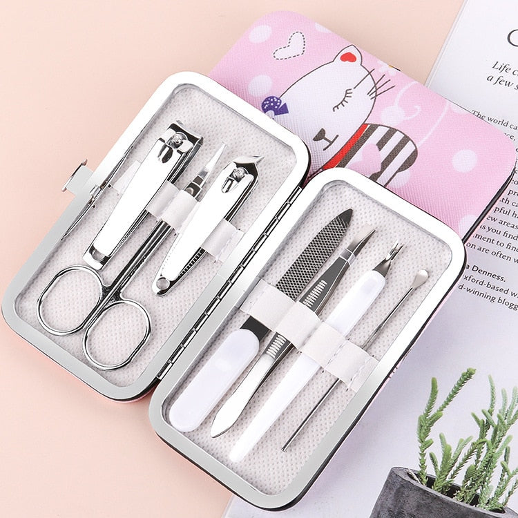 Scissors Nail Clippers Set – Dead Skin Pliers, Nail Cutting Pliers, Pedicure Knife & Manicure Tools