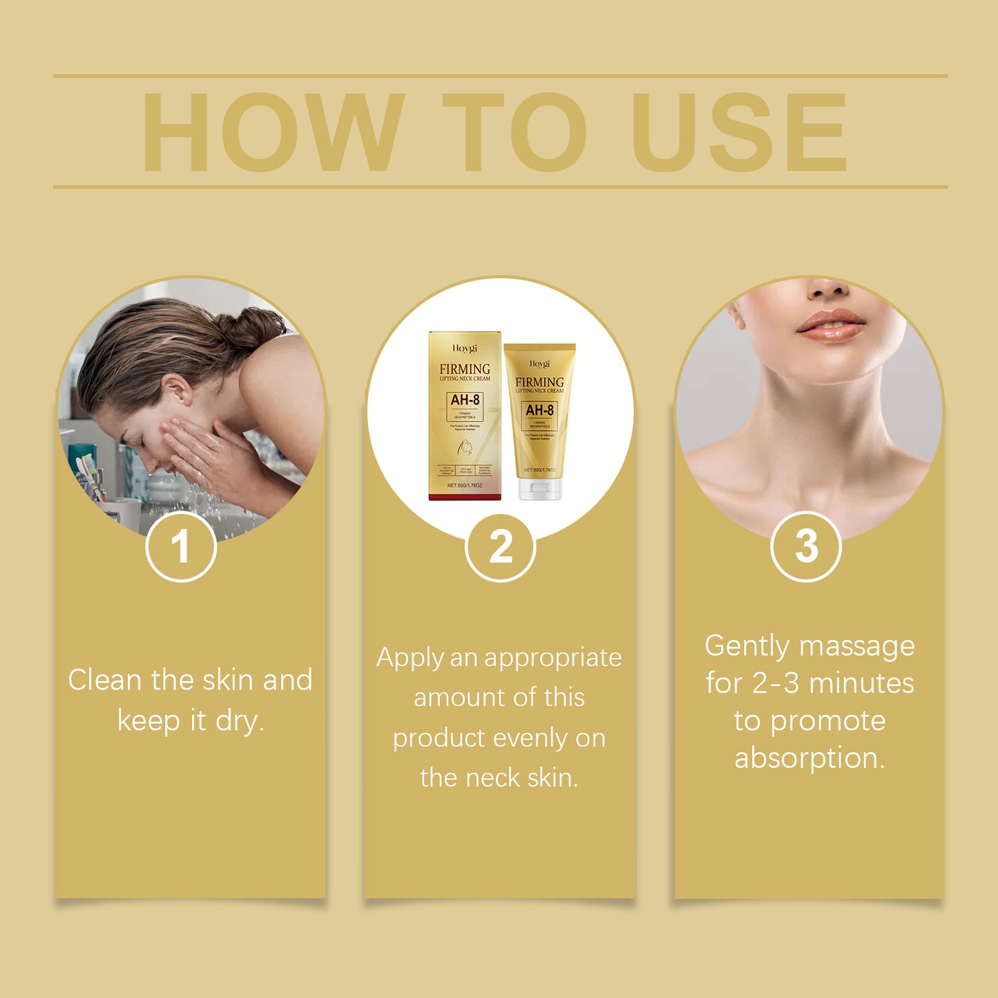 Hoygi Moisturizing Neck Cream – Gentle Daily Neck Care