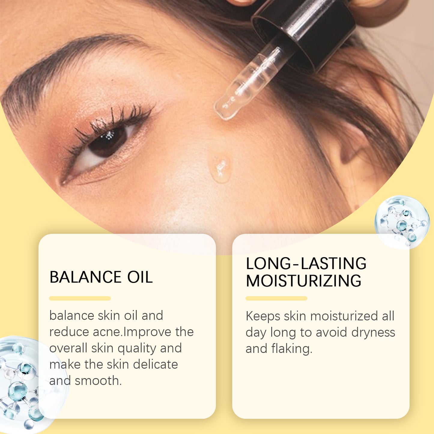 Huyết thanh Nicotinamide Hoygi làm sáng da, dưỡng ẩm và cấp nước cho da mặt.