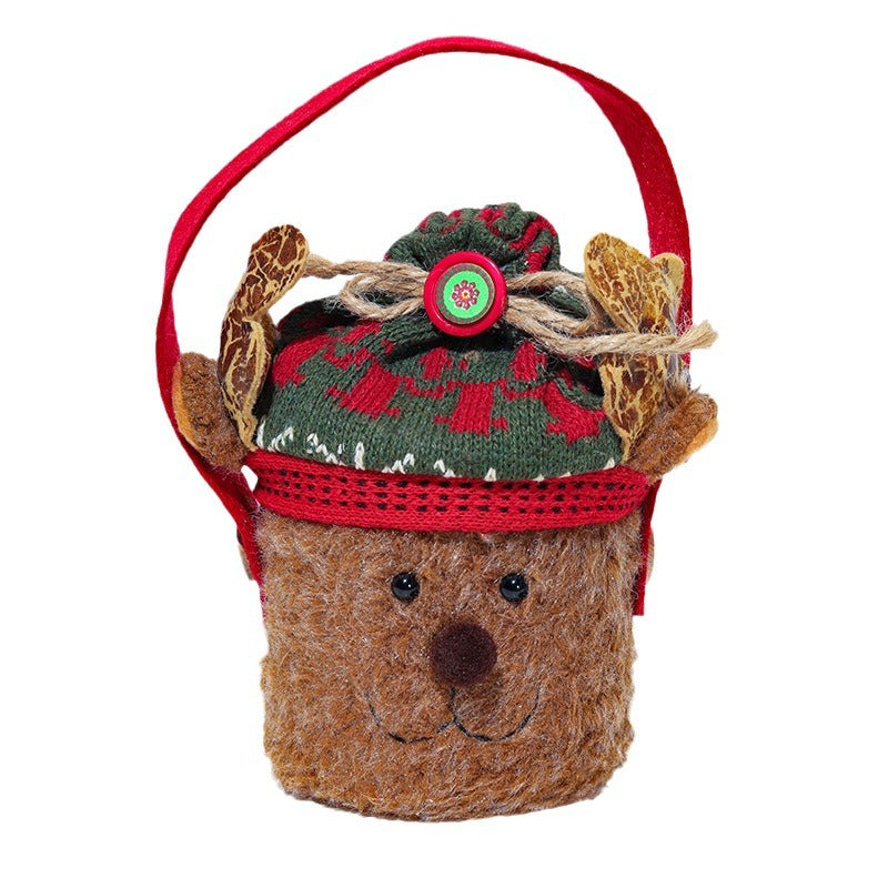 Christmas Cartoon Tote Gift Bags – Candy, Apple & Gift Packaging for Kids