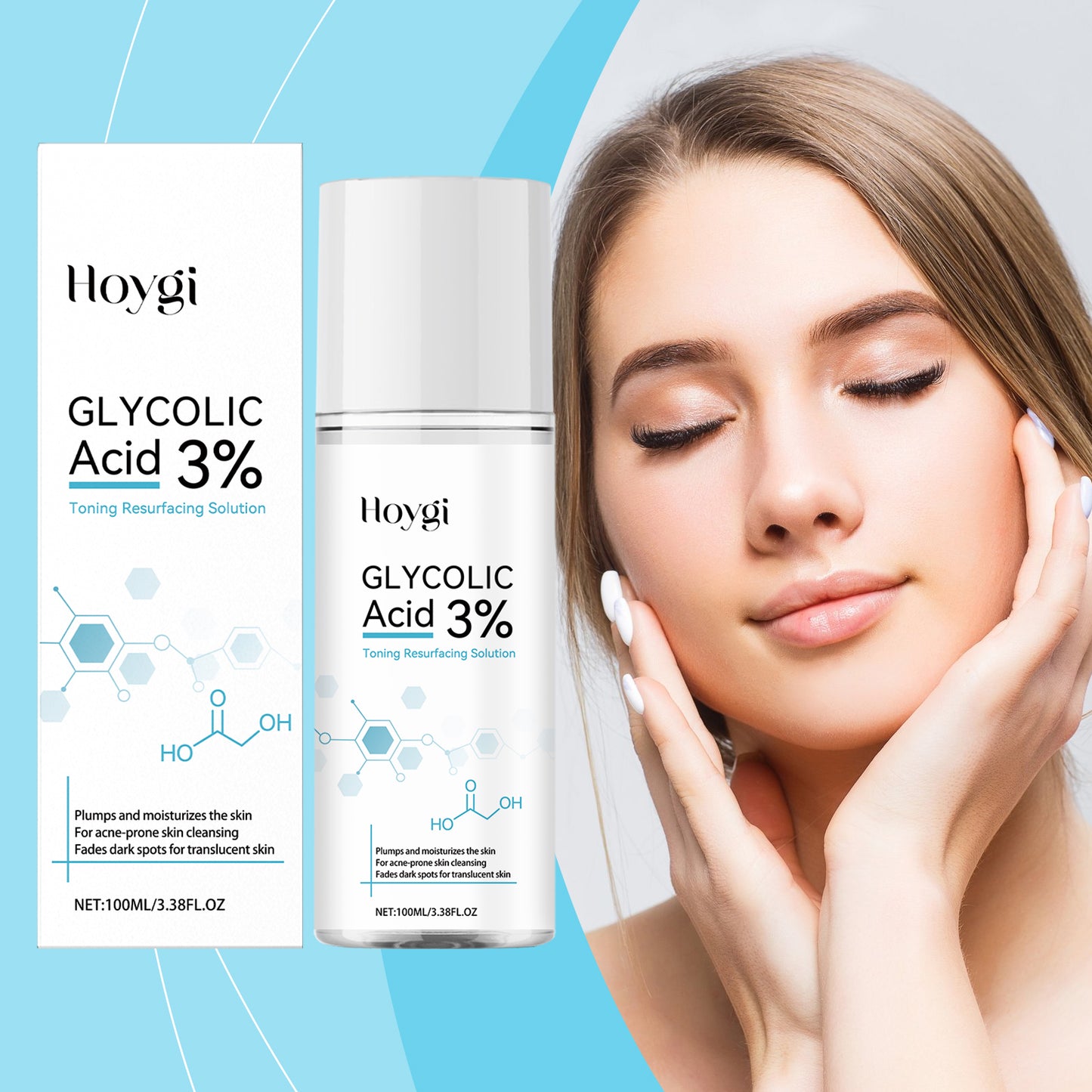 Hoygi Facial Exfoliating Essence – Gentle Brightening & Moisturizing Skin Care