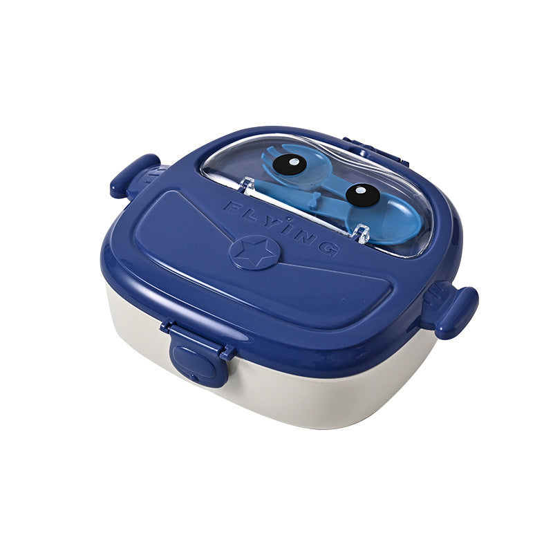 Fashion Children’s Student Portable Peter Pan Shape Compartment Lunch Box